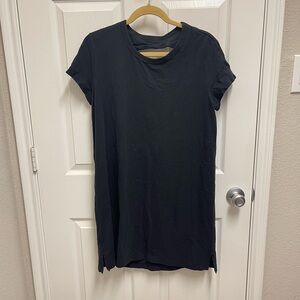 Lululemon Black Tshirt Dress